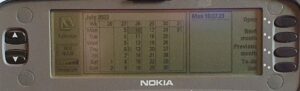nokia 9000 calendar