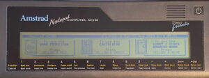 NC100 Main menu