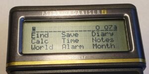Organiser II main menu