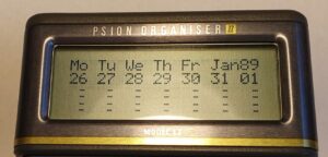 Organiser II Diary
