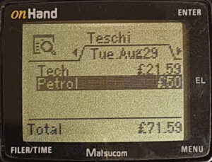 onHand Expense