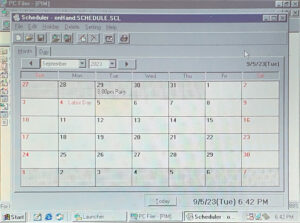 onHand Windows Scheduler, Month View