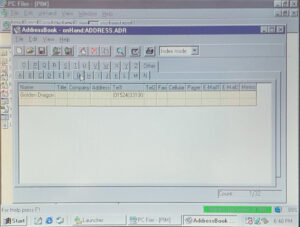 onHand Windows AddressBook, List, G