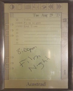 Pen Pad diary view