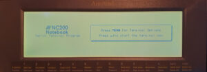 NC200 terminal