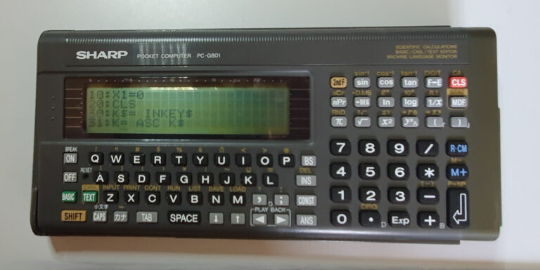 Sharp Pocket Computer PC-G801