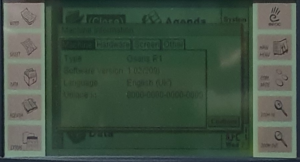 Oregon Scientific Osaris screen