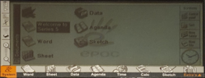 Psion Series 5 screen