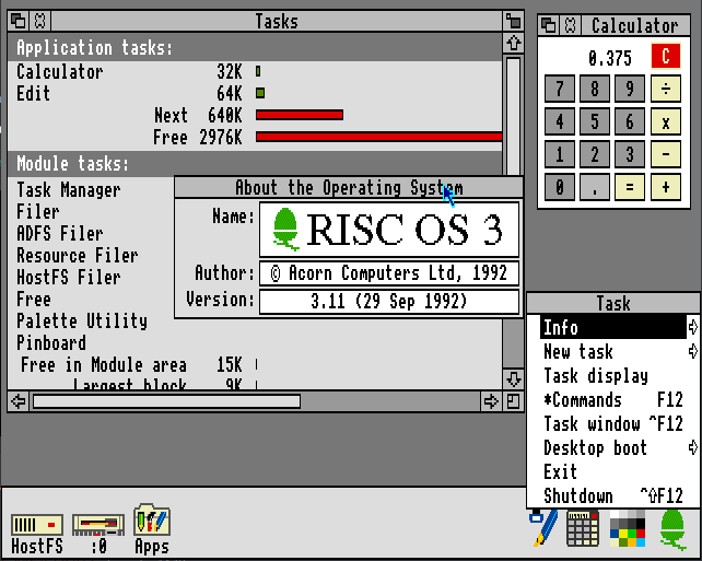 RISC OS 3.11