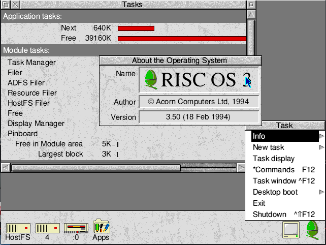 RISC OS 3.50