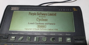 Psion Series 3a Floppy startup