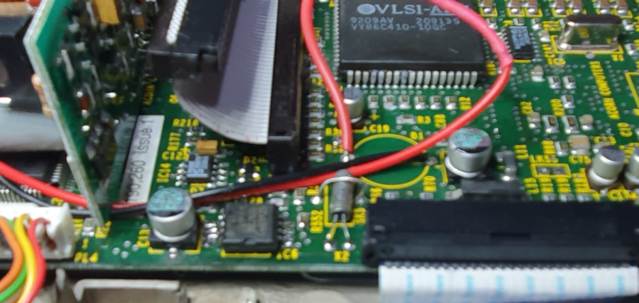 Acorn A4 internals - post repairs