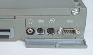 Acorn A4 headphones, keyboard, mouse, RS232 serial port