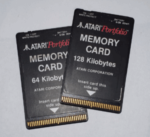 Atari Portfolio memory cards