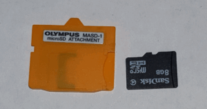 xD adapter for micro SD