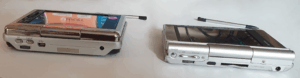 Sharp Zaurus SL-C860 and SL-C3200 (back edge)
