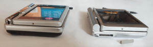 Sharp Zaurus SL-C860 and SL-C2300 left side