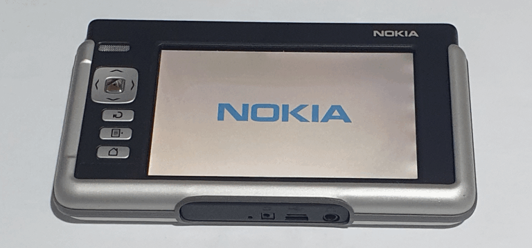 Nokia 770 start screen