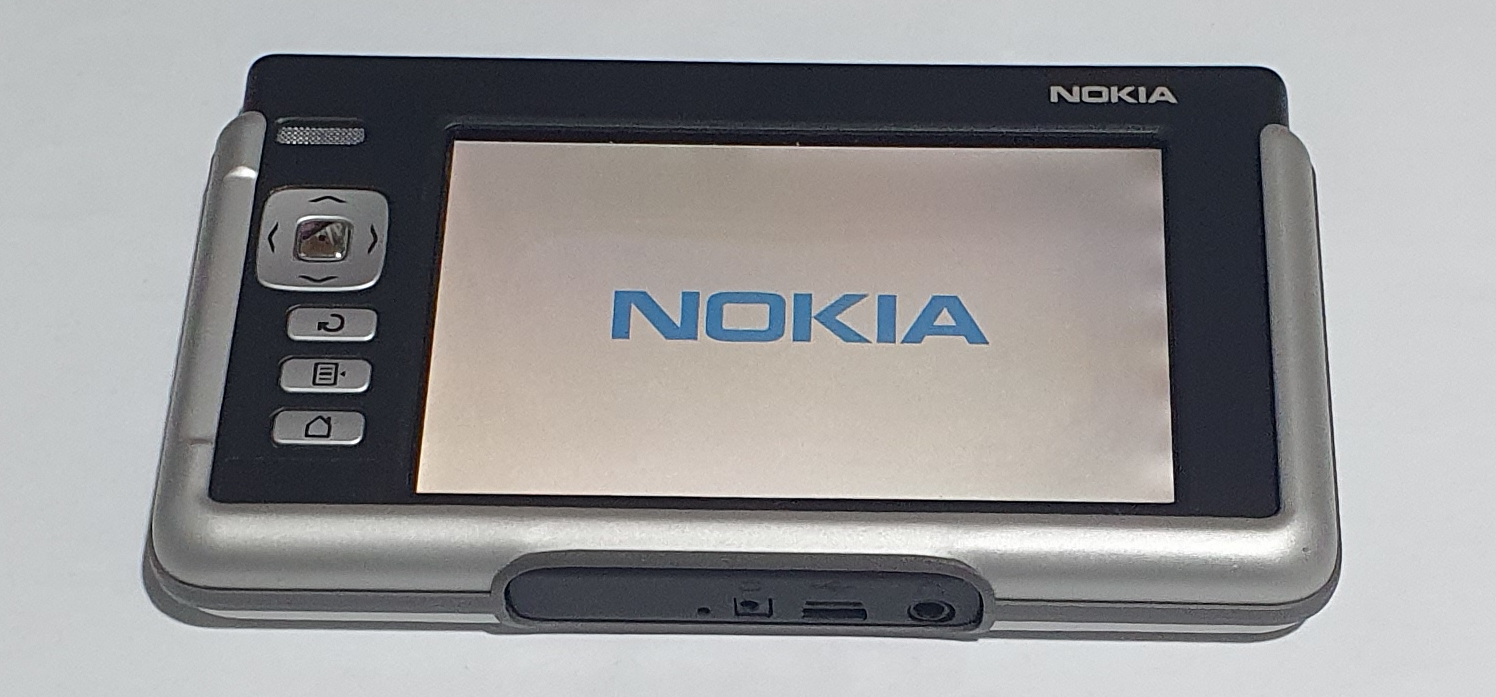 Nokia 770 start screen