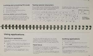Acorn A4 manual pages 18 and 19