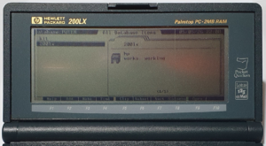 HP 200LX Database