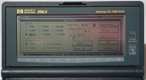 HP 200LX Datacomm