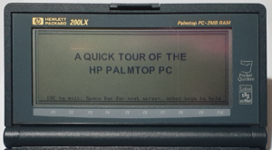 HP 200LX Demo