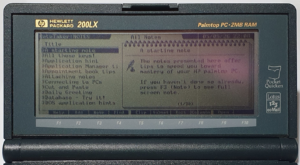HP 200LX Notes