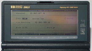 HP 200LX Stopwatch