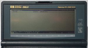 HP 200LX cc:Mail Inbox